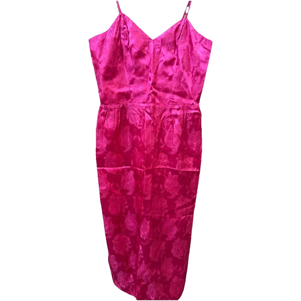 Red sleeveless vintage Y2K Christmas dress union made size 11